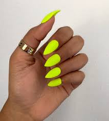 Spiritual Nail Art manicure / Maniküre neon colours